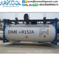 Gas refrigerante R152A + DME Dimetiléter 60% R152a + 40% DME